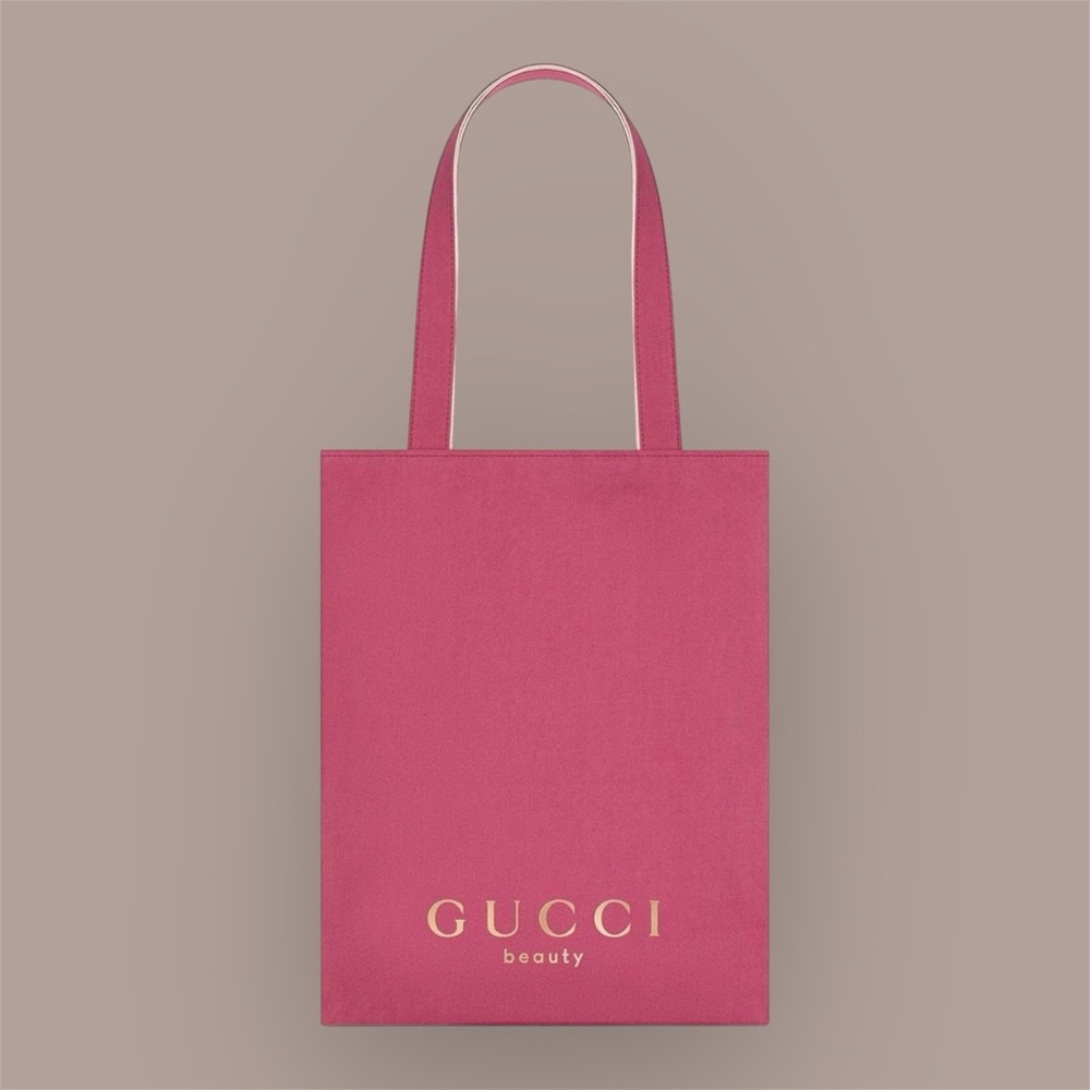 Hot-Pink Gucci Beauty (Reversible) Shoulder-Tote Bag